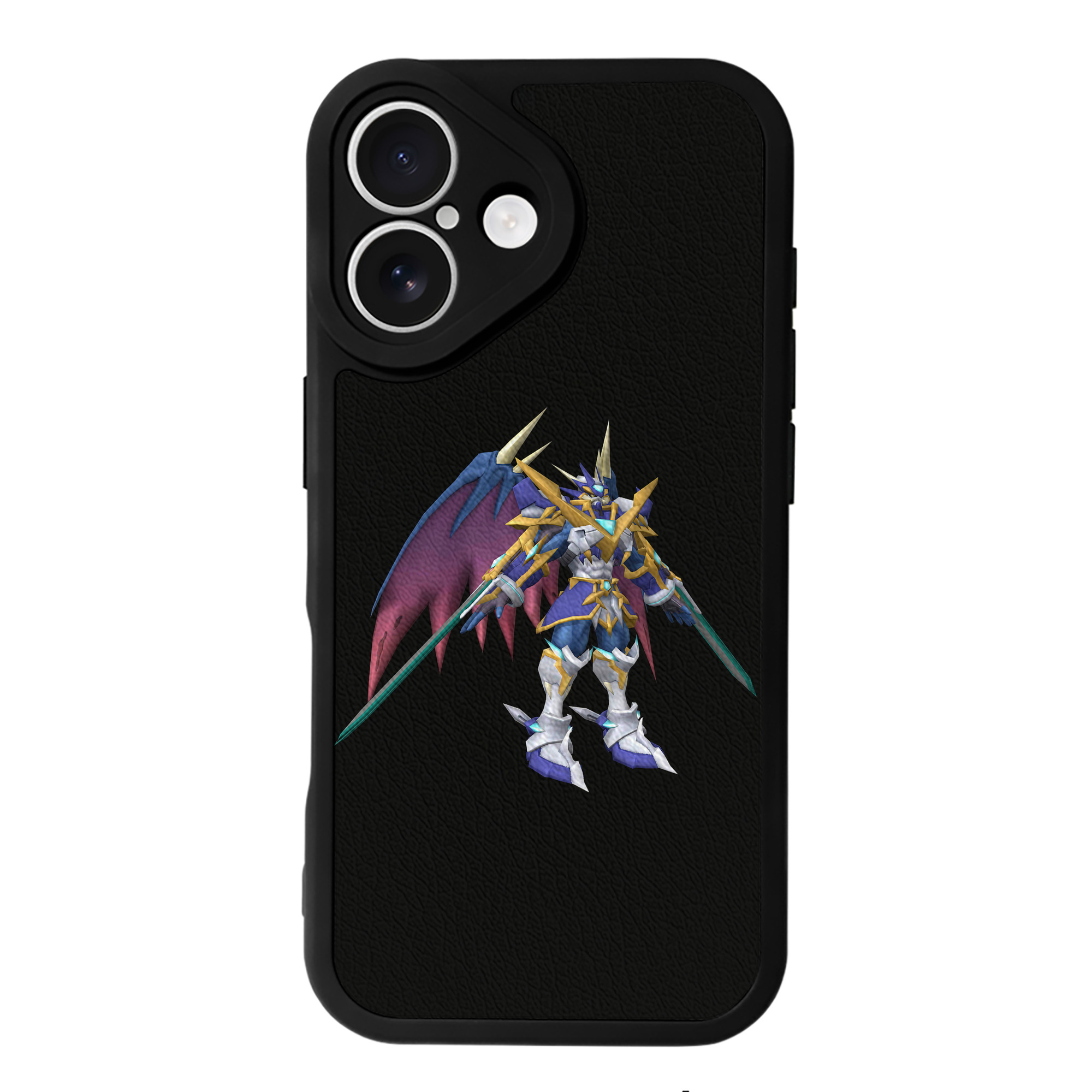 （画像用） Digimon デジタルモンスター/デジモン 【iPhone 16シリーズ対応】シリコンスマホケース（レザー調） 材質：シリコン